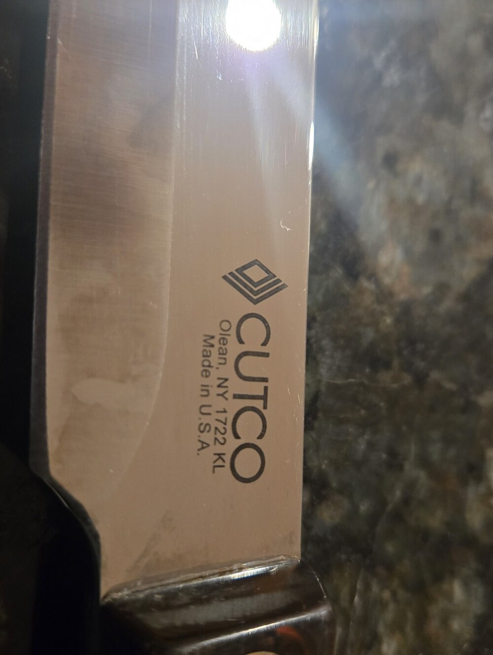 Cutco 1722 Curved Carving Knife – Brown Handle – USA – Pre-Owned - Picture 4 of 15